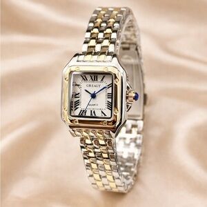 Panthere Two-Tone Classic Stainless Steel Watch